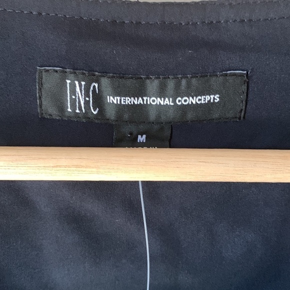 I.N.C. INTERNATIONAL CONCEPTS Ruffle Sleeve Sparkle Brit Prairie Dress - Picture 3 of 13